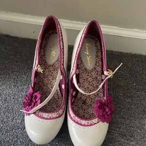 Ruby Shoo. I’m brand vintage inspired heels